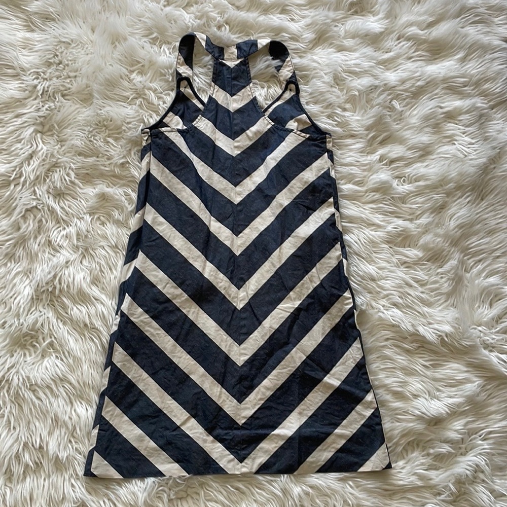 Postmark by Anthropologie Endpoint Chevron Overall Jumper Dress - Picture 7 of 10